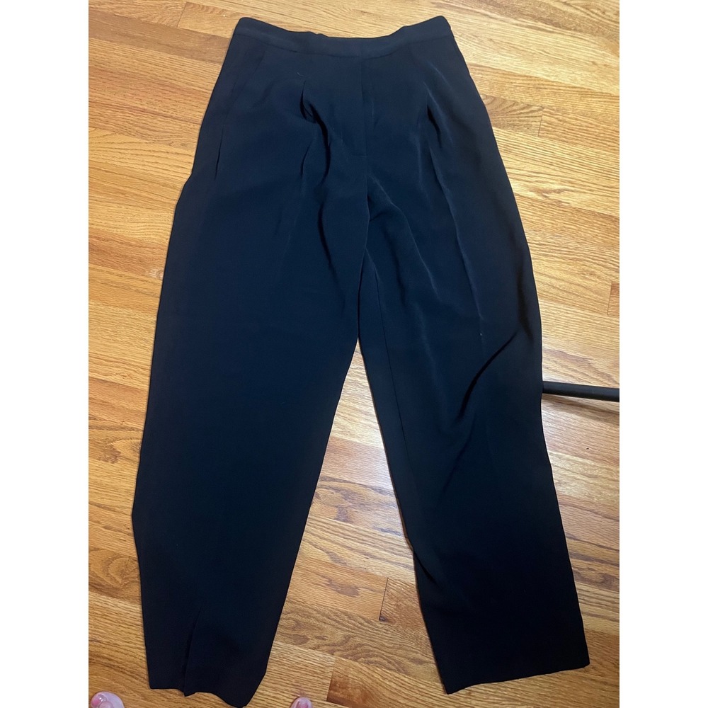Jessica Simpson Black Dress Pants Womens Size 10 Pleated Wide Leg